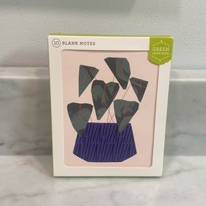 NWT Green Inspired - Blank Potted Plant Cards with Matching Envelopes